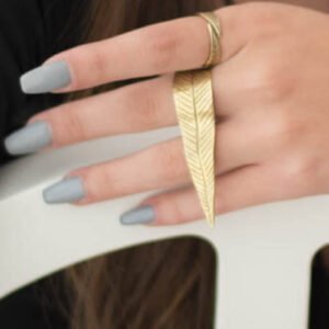 Knuckle Duster Willow Ring