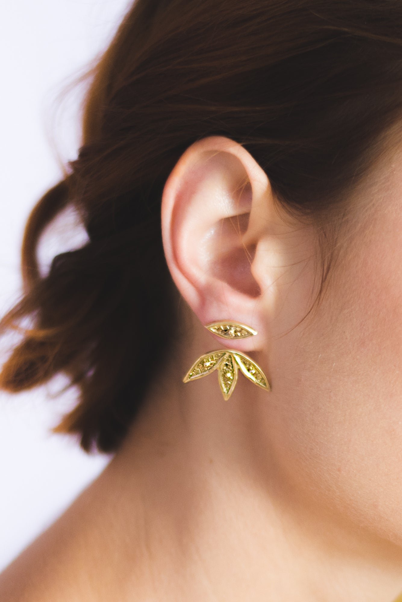Four Eyes Earrings w/ Jacket